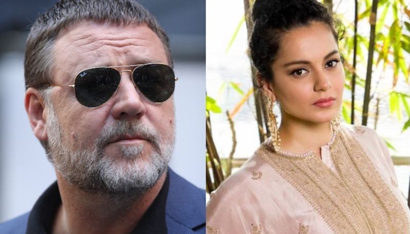 will russel crowe act with kangana ranaut in a movie asked a fan on twitter and it went viral