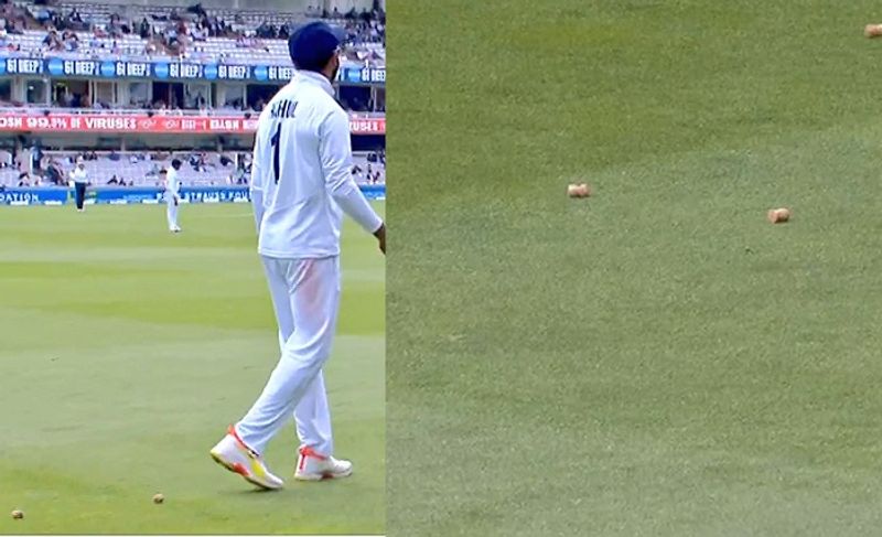 INDvsENG Unacceptable behaviour England fans throw beer corks at KL Rahul lords test ckm