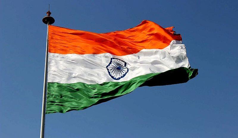 India Flag stock