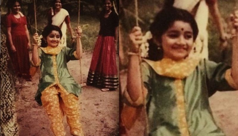 artist divya unni post her childhood photo