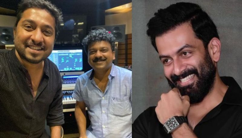 artist vineeth sreenivasan thanks to prithviraj for bro dady movie