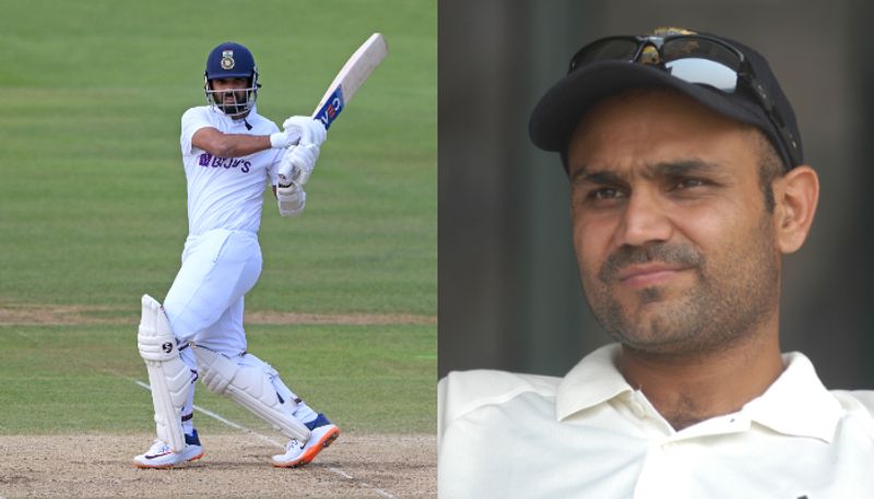 ENG v IND Virender Sehwag lauded Ajinkya Rahane for his knock in Lords test