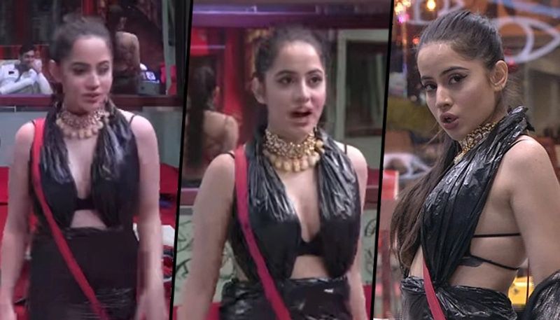 Bigg Boss OTT: Urfi Javed wears garbage bags dress; later eliminated RCB