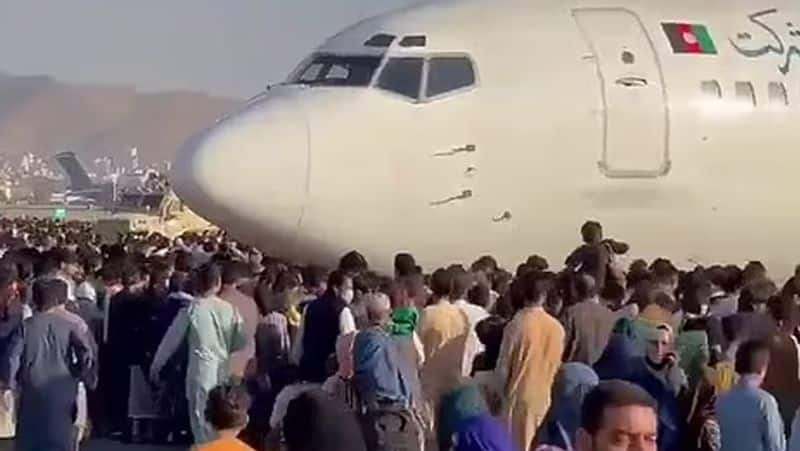 2 people falling off plane kabul airport