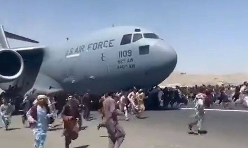 Human remains found in military flight from Kabul US Air Force gcw