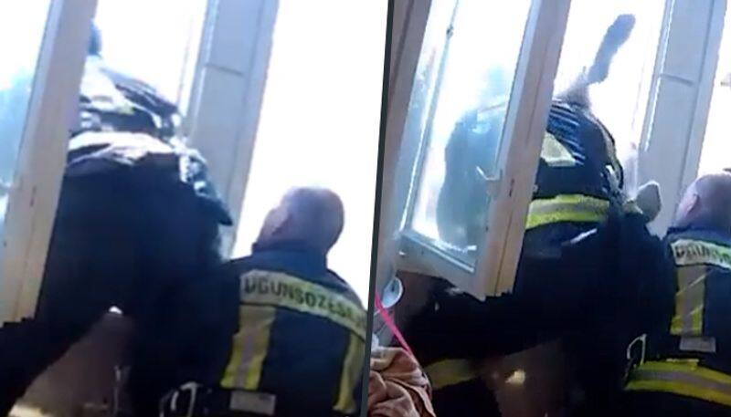 Firefighter grabs suicidal man mid-air; incredible saving video goes viral - gps