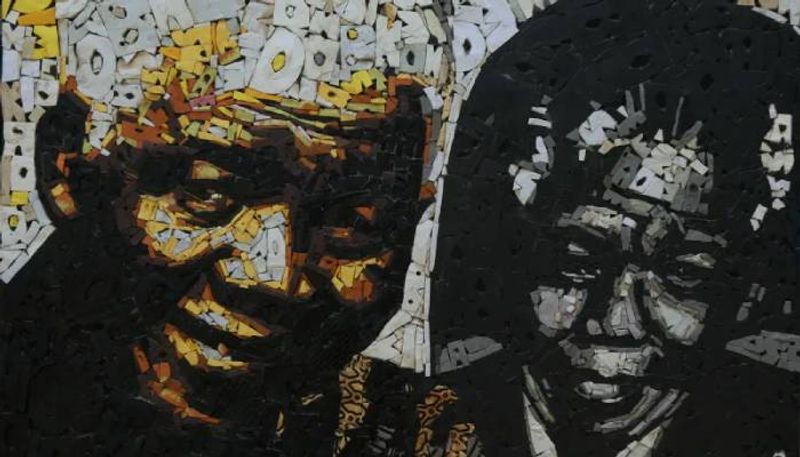 Ivorian artist Aristide Kouame from scraps to art