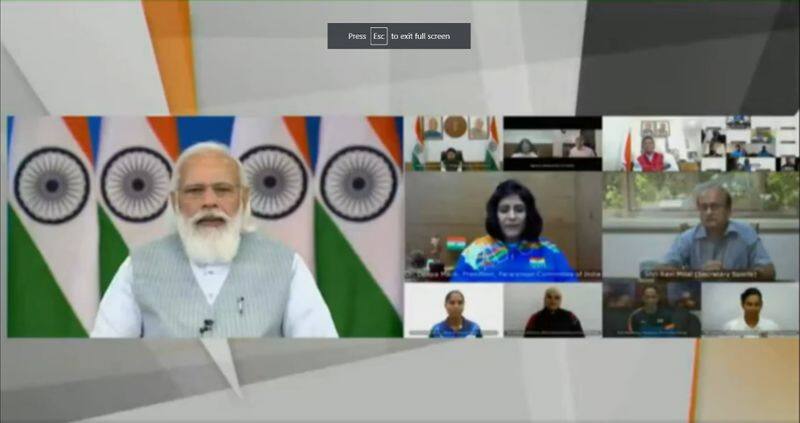 Tokyo Paralympic: PM Modi interacts with Indian Team Members