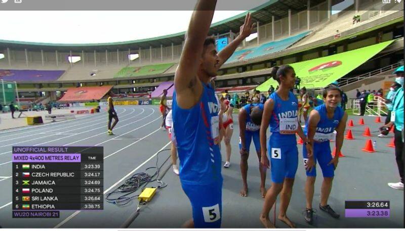 U20 World Athletics Championships 2021 Indian 4x400m mixed relay team enter final