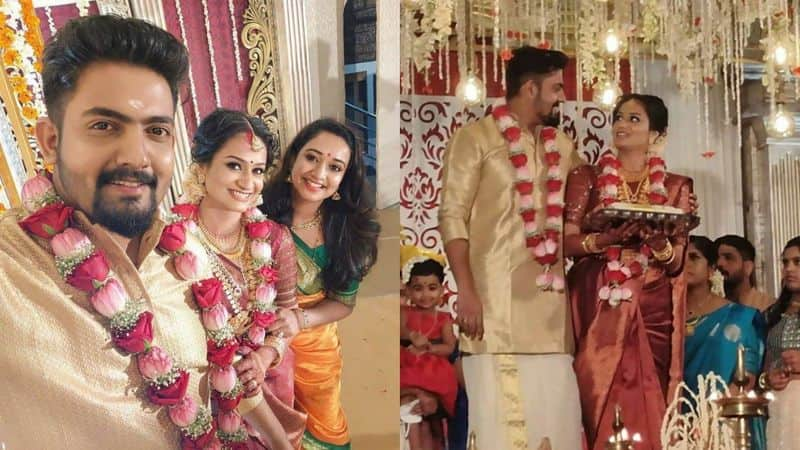 pournamithinkal serial  fame vishnu v nair got married