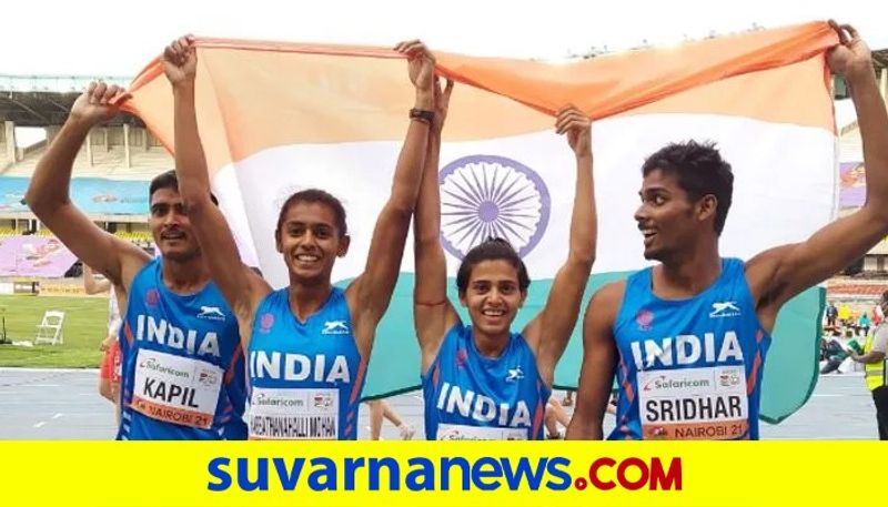 World Athletics U 20 Championships 4x400 meter mixed relay f India wins bronze Medal kvn