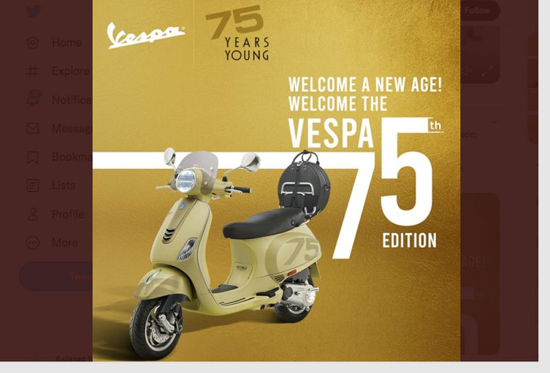 auto Piaggio launches Vespa limited edition scooters gcw