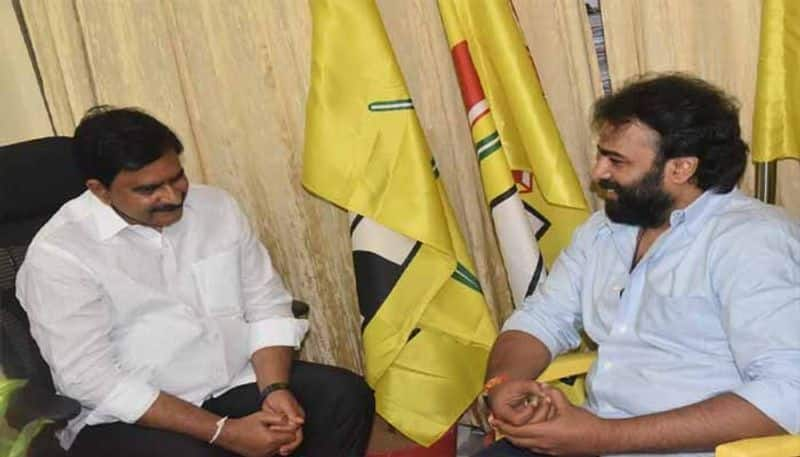 cine actor Nara Rohit meets former minister Devineni Umamaheswara rao