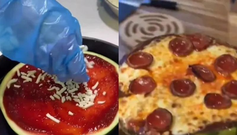 clip of watermelon pizza viral on social media