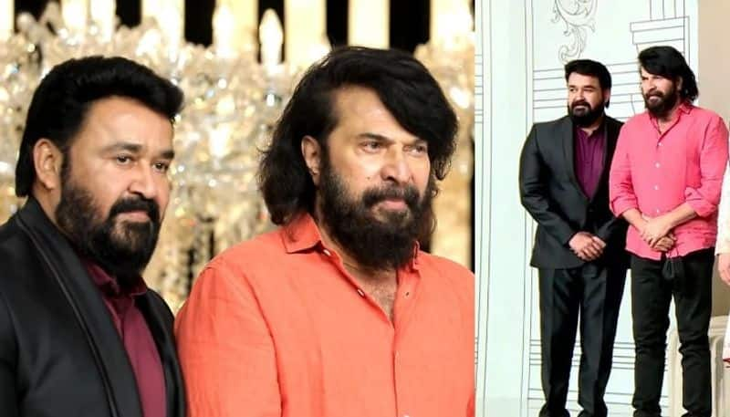 artist mohanlal and mammootty in dubai for golden visa