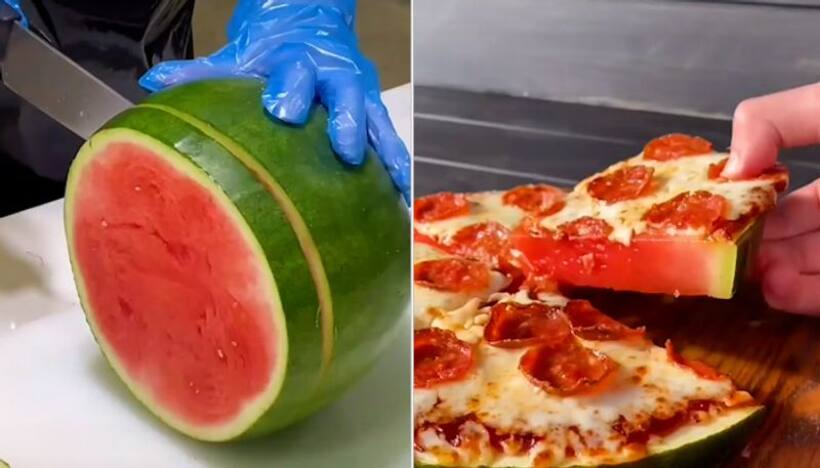 Viral video: Watermelon pizza inspires Dominos Australia to give it a try