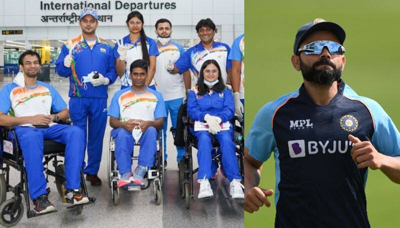 Tokyo 2020 Paralympic Virat Kohli wishes Indian contingent