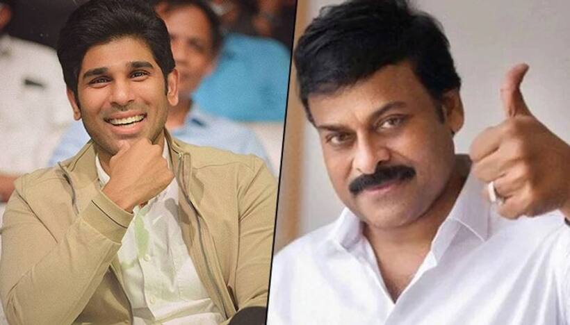 Telugu star Allu Sirish having lunch with Chiranjeevi; take a look