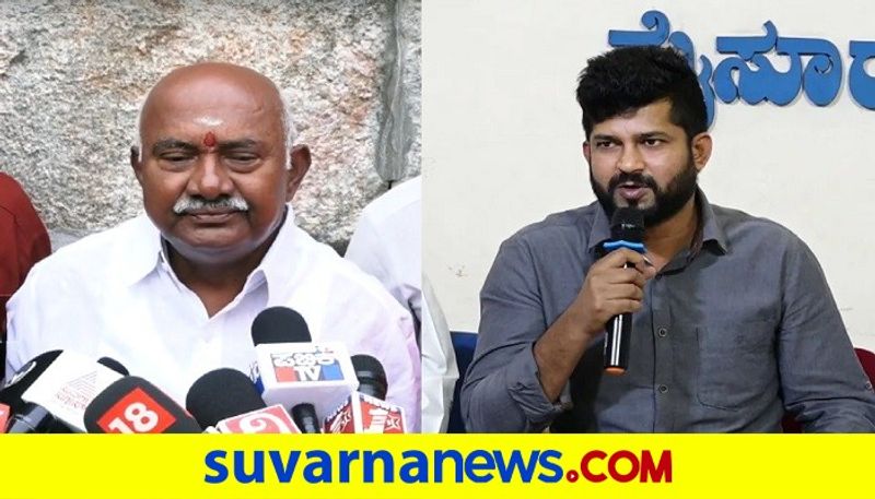 MP Pratap Simha Hits back at BJP MLC H VIshwath Over Bengaluru Mysuru Road rbj