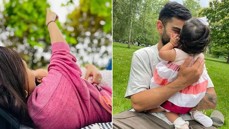 Virat Kohli mocks Shikhar Dhawan's batting stance, Anushka Sharma shares his daddy-time photo with Vamika-ayh