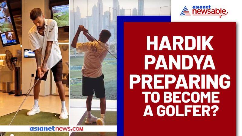 Is Hardik Pandya preparing to become a golfer?-ayh