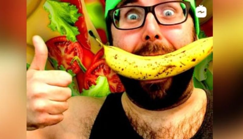 Man Eats Banana in just 37 Seconds