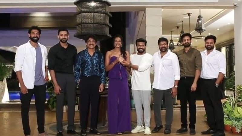 Tokyo Olympics Medalist PV Sindhu Honored by Tollywood Stars ckm