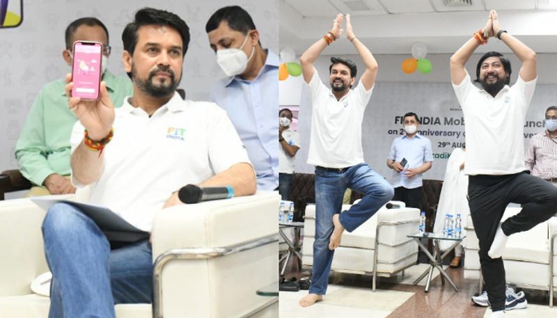 Anurag Singh Thakur launched Fit India Mobile App on National Sports Day ckm