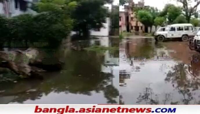 টানা বৃষ্টিতে জলে ডুবল সীমান্তের হাসপাতাল, শিকেয় চিকিৎসা পরিষেবা, ক্ষুব্ধ রোগীর পরিবার