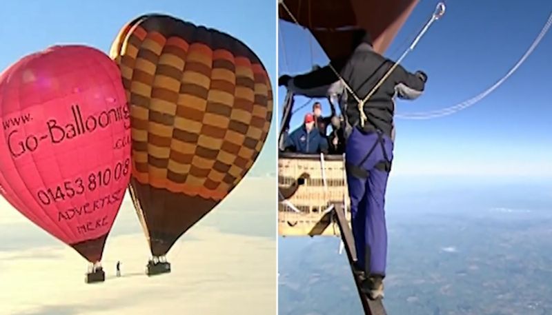 UK man walking between two hot air balloons at 6,522m altitude  sets new world record; watch the video-tgy