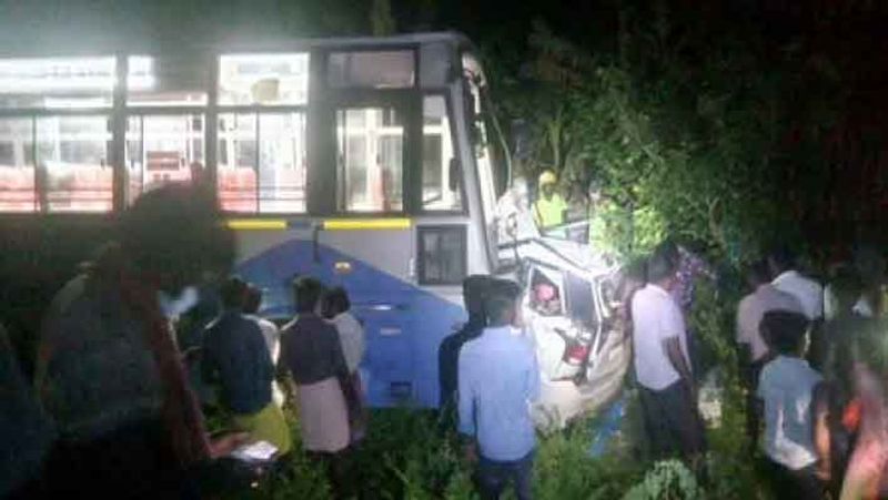 government bus car accident...6 members of the same family were killed