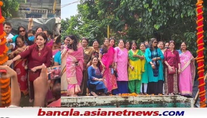 Durga Puja 2021: আজ  খুঁটিপুজো দিয়ে দুর্গোৎসবের শুভারম্ভের পথে সন্তোষ মিত্র স্কোয়ার