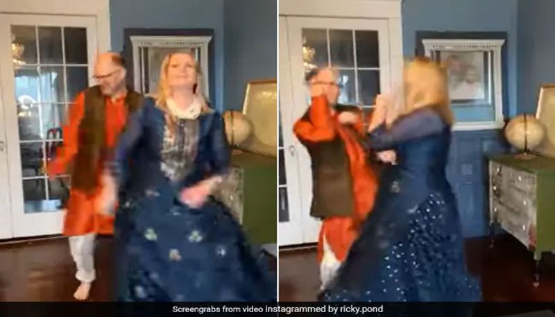 American Couple Dances To 'Chammak Challo' To Celebrate 25th Wedding Anniversary