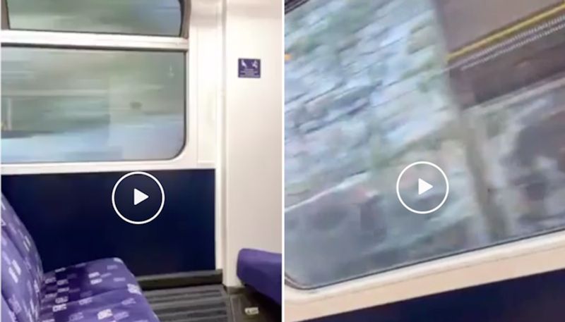 Train moving at different speeds at the same time confuses netizens; watch the video-tgy