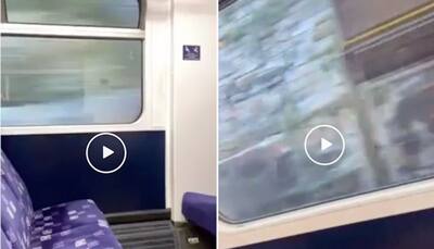 Train moving at different speeds at the same time confuses netizens; watch the video