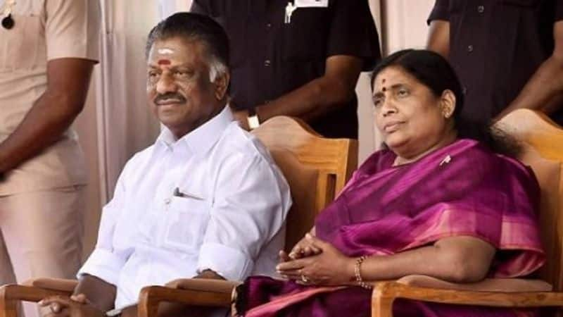 Good friend to Sasikala ..! Unpublished information about the OPS wife