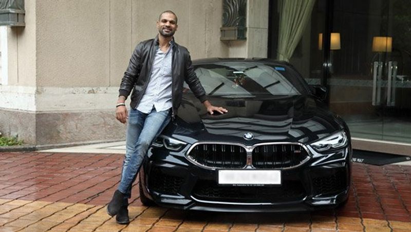 Team India Cricketer Shikhar Dhawan Brings Home A Brand New BMW M8 Coupe kvn