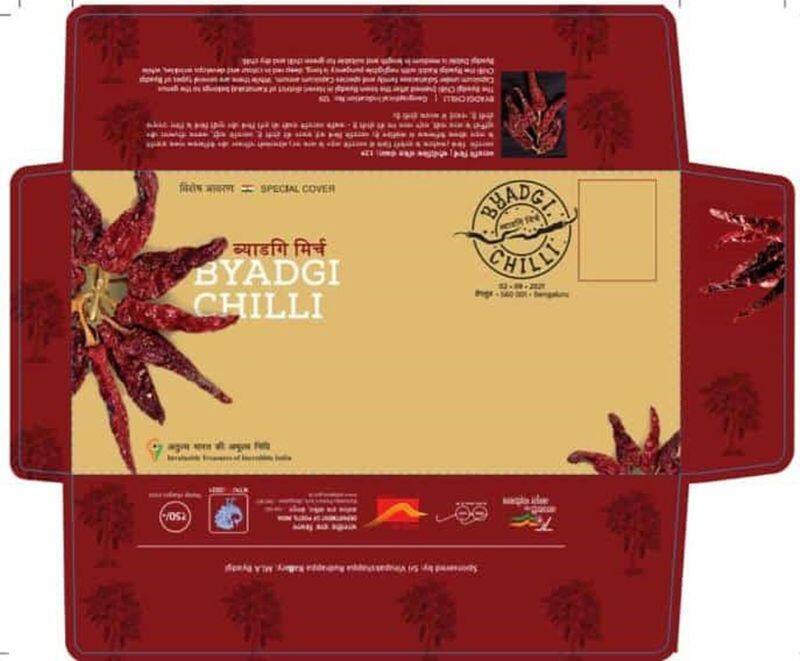 Byadagi Chilli Postal Envelope Released grg