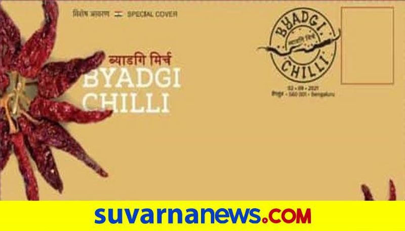 Byadagi Chilli Postal Envelope Released grg