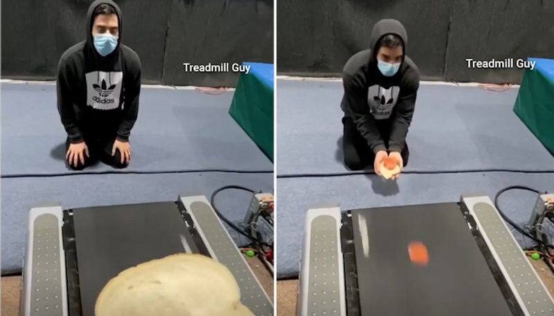 Man making sandwich using treadmill leaves internet amazed; watch video-tgy