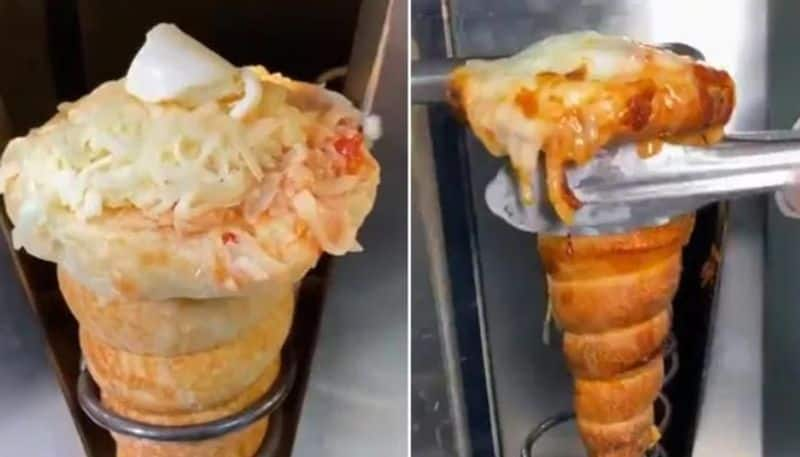 video of Pizza In A Cone Goes Viral