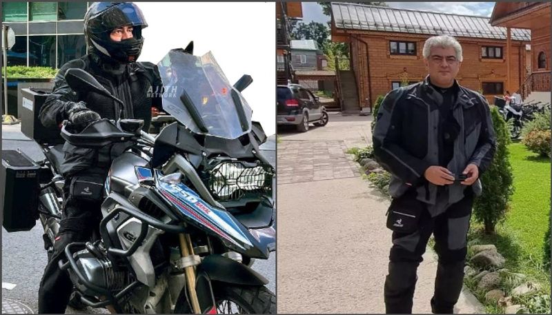 ajith kumar on a 5000 km bike trip in russia after completing valimai pics went viral