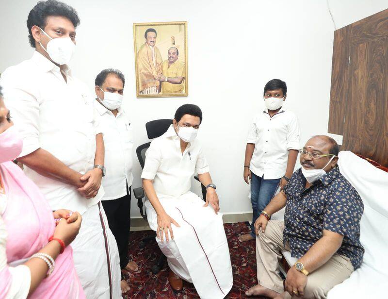 TN CM MK Stalin meets College friend TP Gajendran