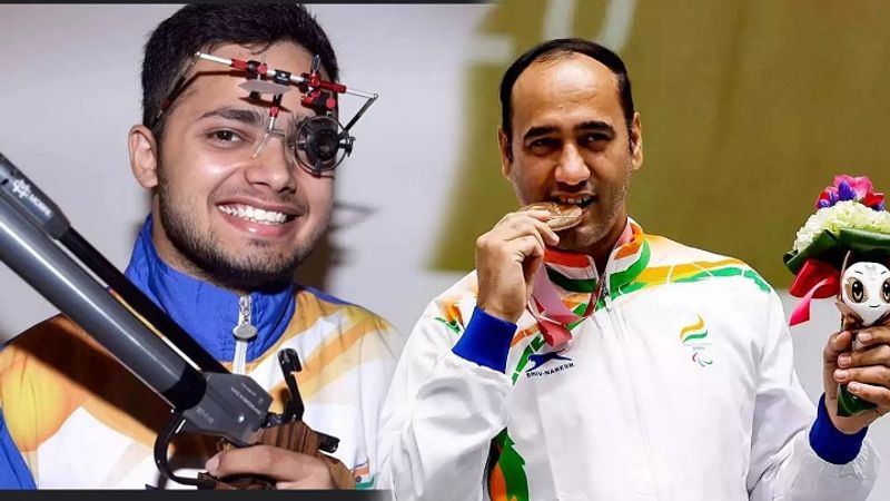 Tokyo Paralympics Shooter Manish Narwal Wins Gold Silver For Singhraj Adhana kvn