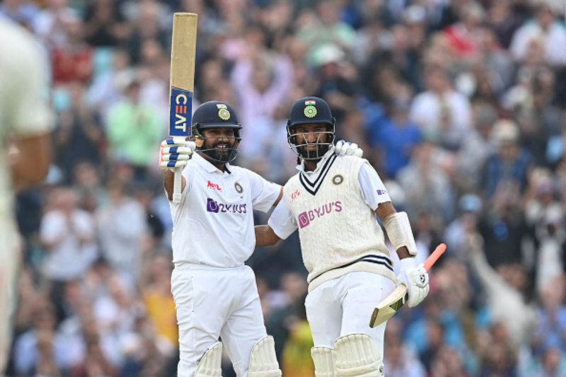 INDvsENG Rohit sharma hit maiden overseas test century against england in oval ckm