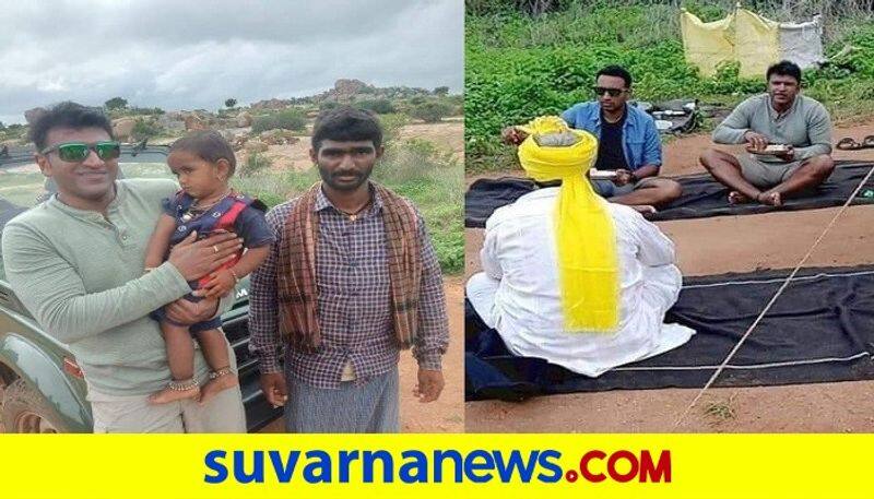 Sandalwood Actor puneeth rajkumar had-launch-with-shepherds at Koppal rbj