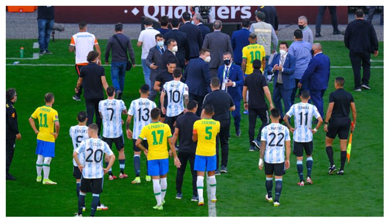 FIFA World Cup 2022 Qualifiers Brazil vs Argentina Football clash abandoned following COVID 19 controversy kvn