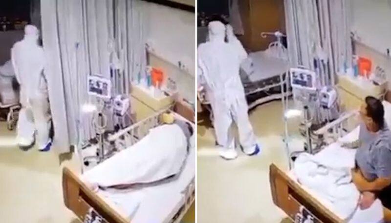 Patient screaming her lungs out after watching her doctor in PPE kit leaves netizens in splits; watch video-try