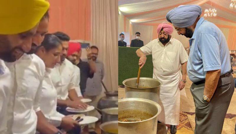 Captain Amarinder Singh Turns Chef For Tokyo Olympics 2020 heroes