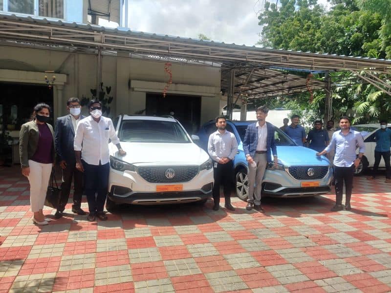 morris garages enters in electric vehicle segment transport minister puvvada ajay kumar launched today